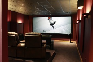 Movie-Theater-Large projection Screen