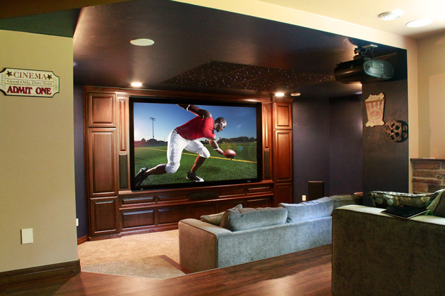 Basement Theater And Rec Room, How To Build A Rec Room In The Basement